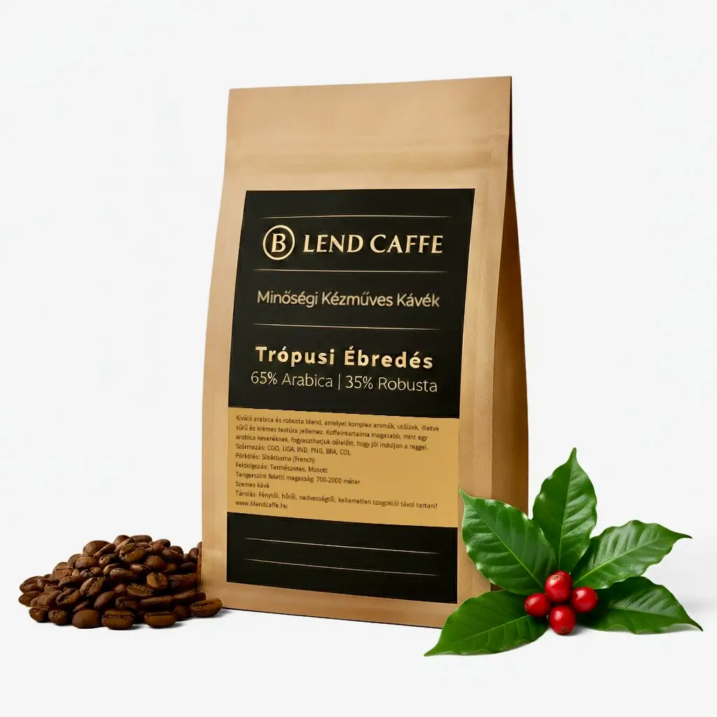 Arabica és Robusta Blend - Trópusi Ébredés
