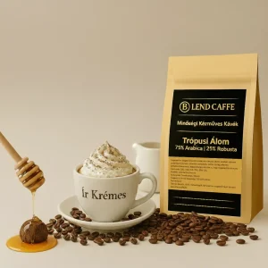 Robusta és Arabica Blend - Trópusi Álom - Ír krémes kávé aromával