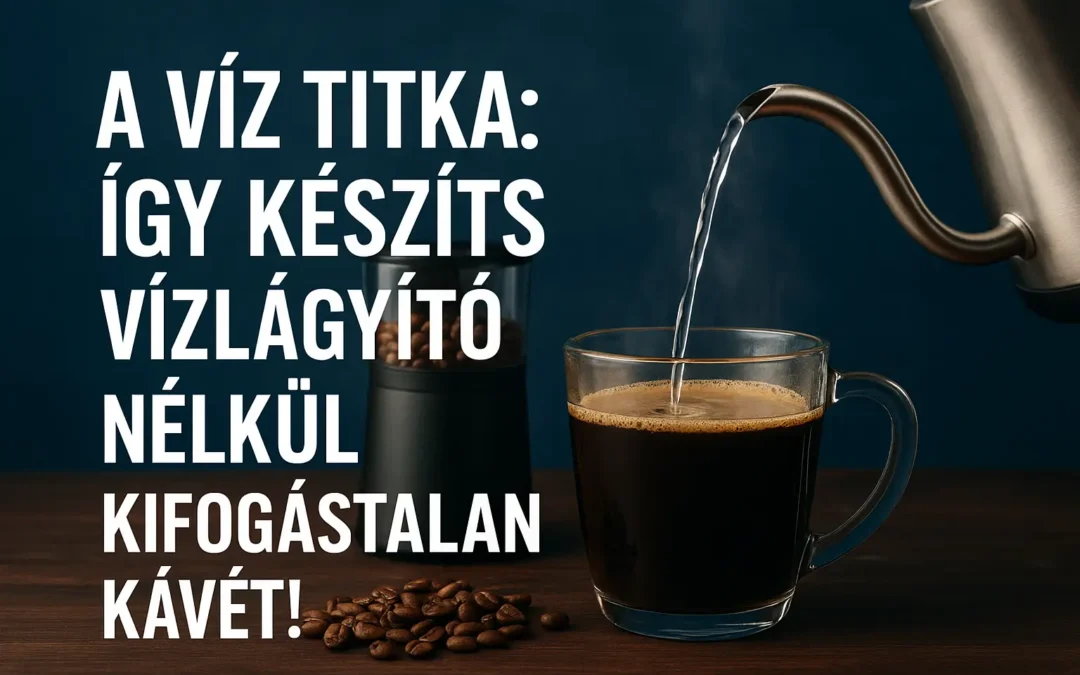 A víz titka: Így lesz a kávéd tökéletes (A Nagy Víz-Útmutató)